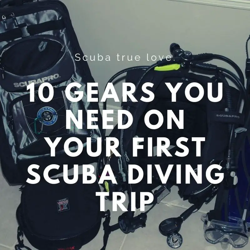 10 GEARS YOU NEED ON YOUR FIRST SCUBA DIVING TRIP