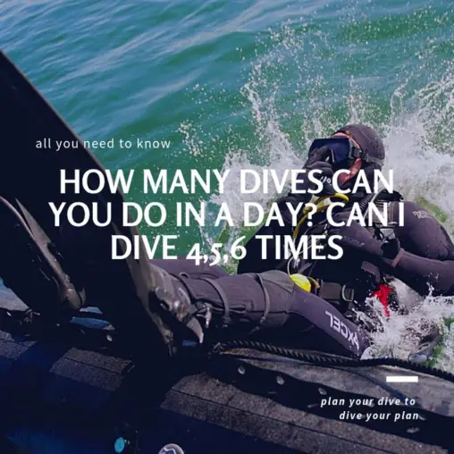 How many dives can you do in a day? can i dive 4,5,6 times
