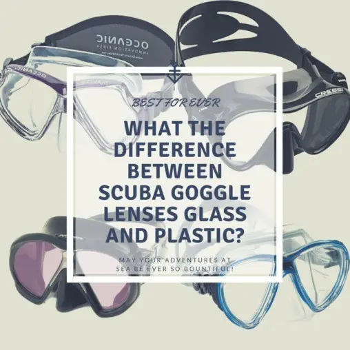 What the difference between scuba goggle lenses glass and plastic?