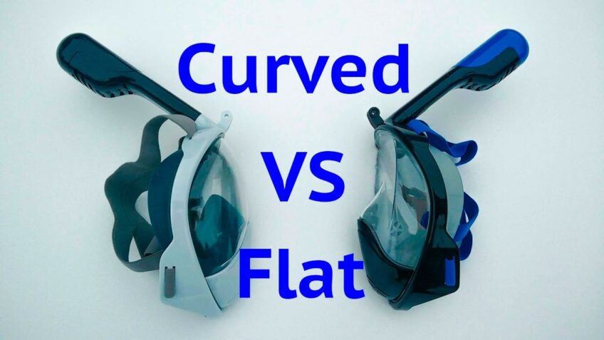 Choosing Between Flat and Curved Full Face Snorkel Masks