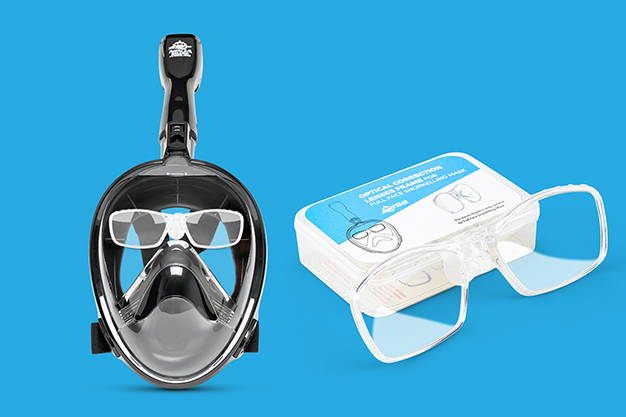 Full Face Snorkel Masks for Glasses Wearers