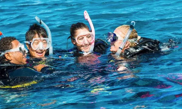 Scuba Diving and Laughter